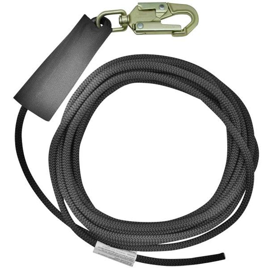 Back-Up Lifeline 50' - 11Mm Lifeline With Swivel Snap Hook