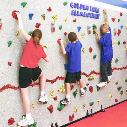 Groperz Alphabet Climbing Holds for active learning