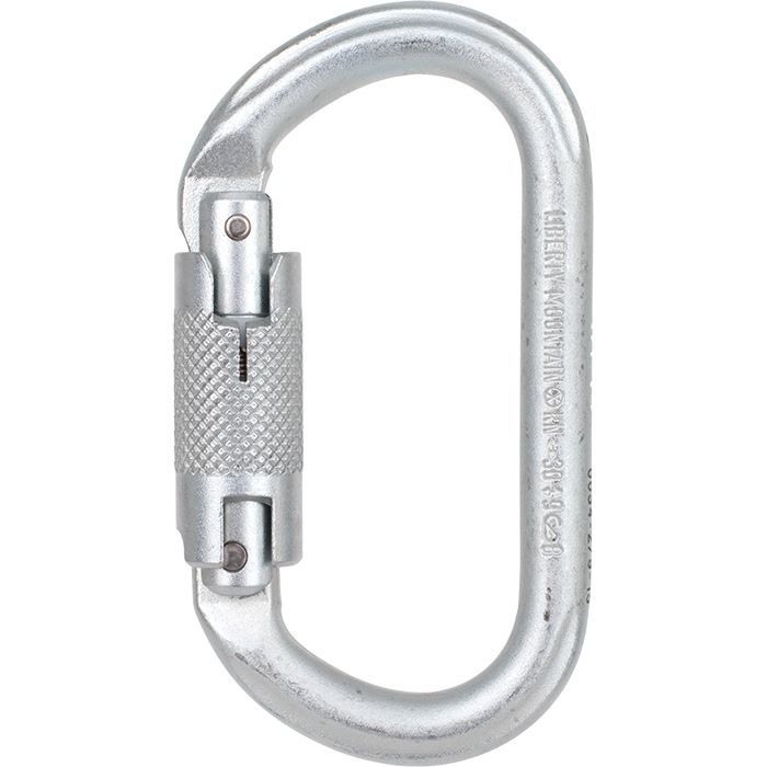 Cypher Steel Oval Screw Gate Carabiner