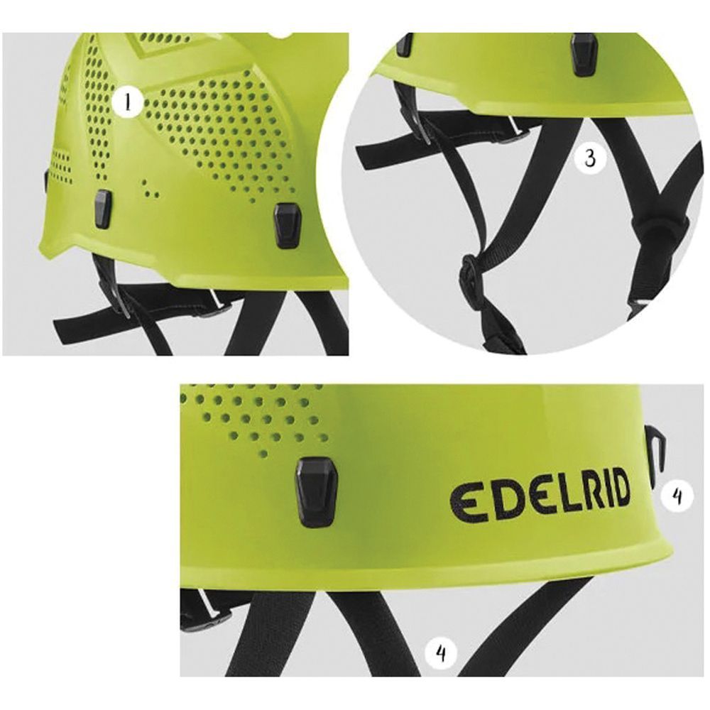 Edelrid Rope Red Edelrid ULTRALIGHT III Climbing Helmet – RopesGear.com