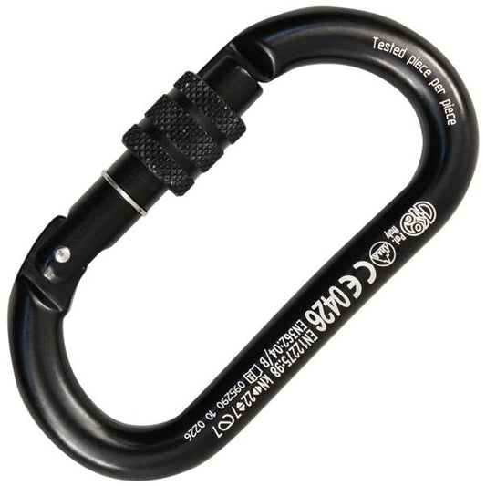 Oval Alu Screw Blue/Black