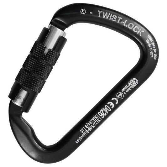 Large Multiuse Alu Screw Black