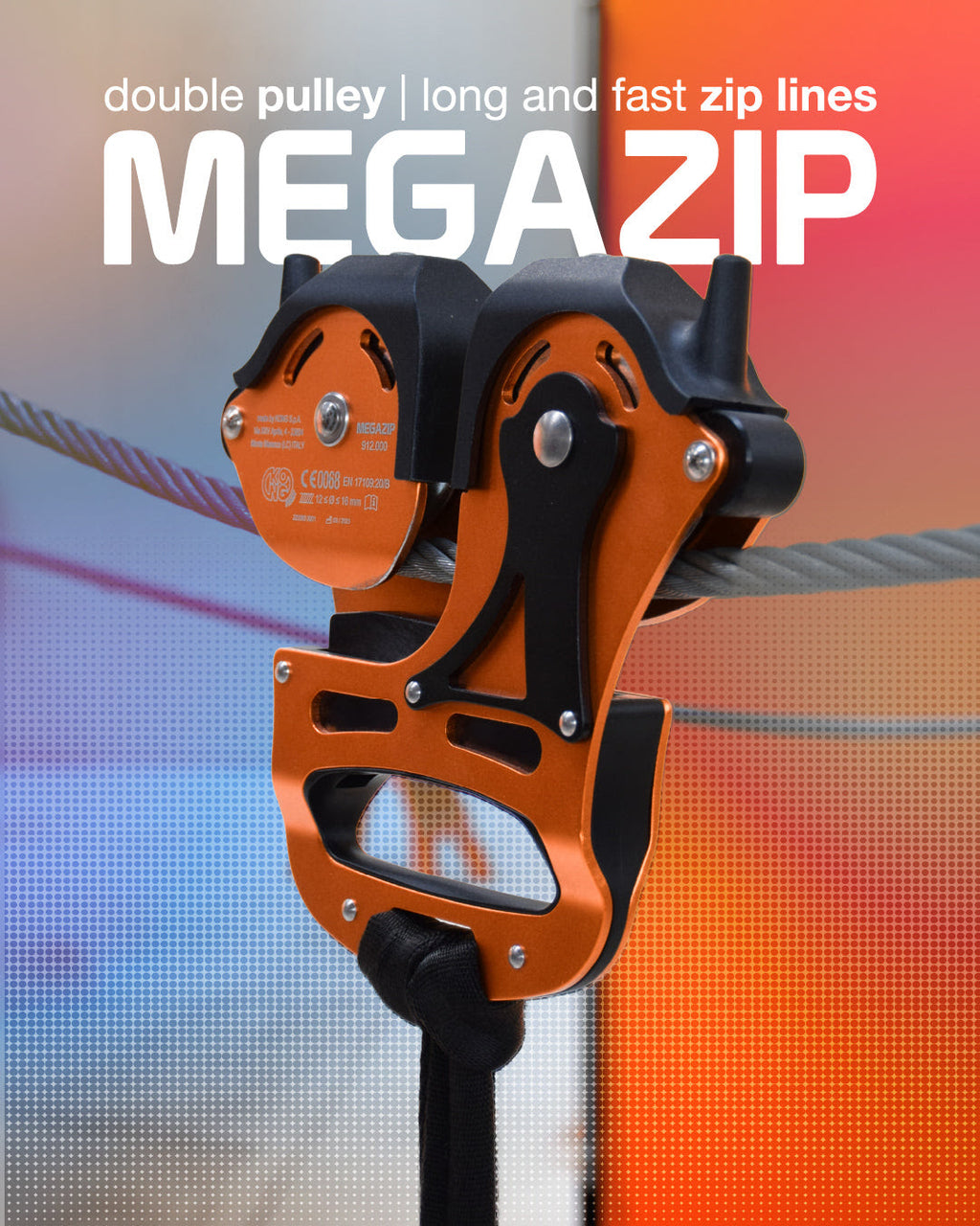 Kong Megazip Double Pulley