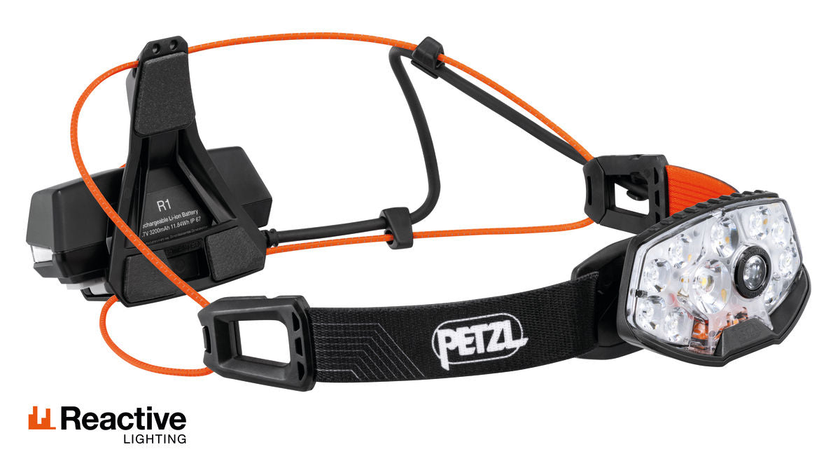 Petzl Nao RL Headlamp with 1500 lumens and Reactive Lighting technology