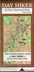 Day Hikes Zion Np Map Guide - RopesGear.com