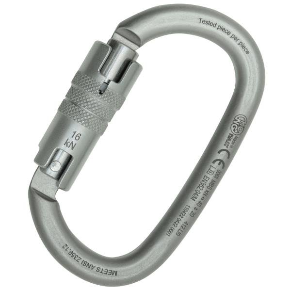 Kong Ovalone Carbon Twist Lock Ansi - RopesGear.com