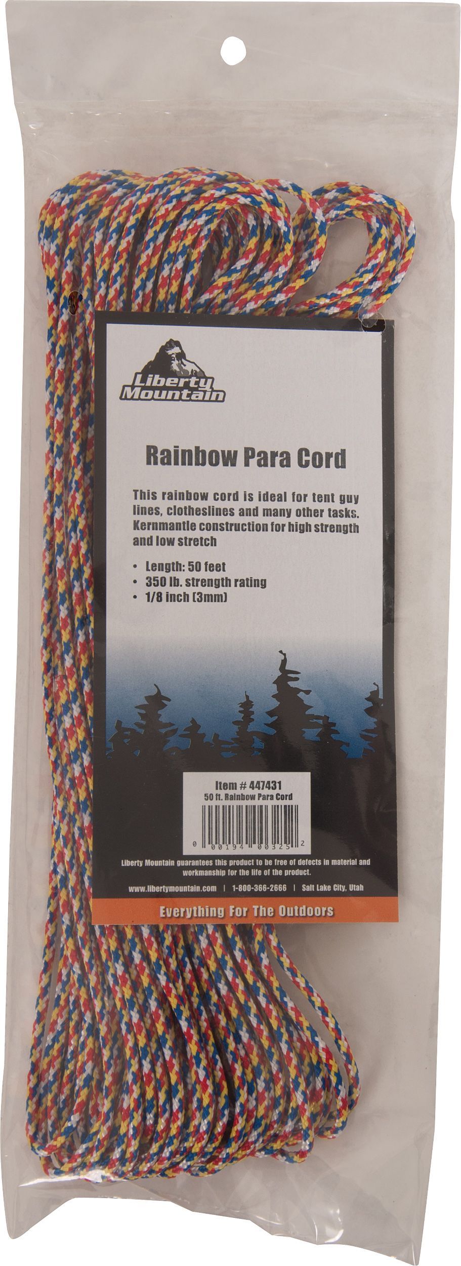 Paracord 550 lb (4mm) - 50ft to 3000ft