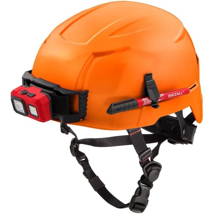 bike helmets milwaukee Milw 48-73-1877C Bolt Orange Safety Helmet Usa W/ Bolt Safety Helmet Cooling Sweatband and Cooling Liner