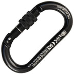 Oval Alu Screw Blue/Black - RopesGear.com
