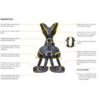 SINGING ROCK PROFI WORKER 3D SPEED HARNESS